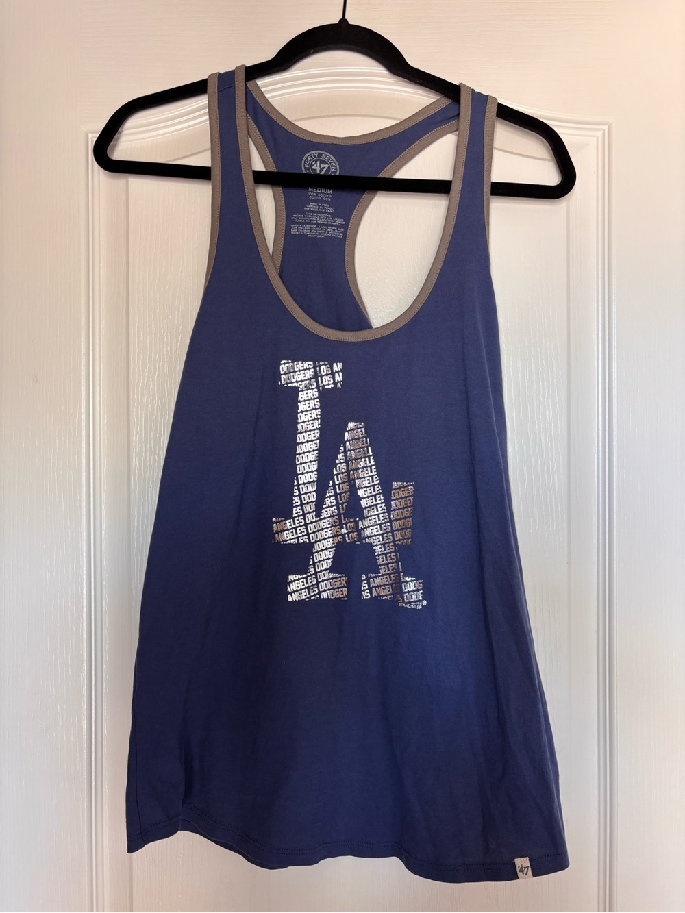 LA Dodgers MLB Tank Top 47 Brand women’s medium